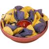 imageNostalgia Taco Tuesday 10Inch Tortilla Chip ampamp Salsa Bowl Perfect For Potato Chips Pretzels Veggies Ranch Guacamole Dips Hummus BrownChip  Salsa Bowl