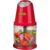 imageNostalgia Taco Tuesday 2Speed Chopper Perfect For Salsa Guacamole Dip Sauces Hummus Stainless Steel Blades 2Cup Capacity Red
