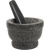 imageNostalgia Taco Tuesday 3Piece Bowl Set in Red Yellow Green Made of Durable Dishwasher Safe Plastic Perfect For Salsa Guacamole Queso Condiments ampamp Dipping Sauces 1CupMortar  Pestle