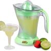 imageNostalgia Taco Tuesday Electric Citrus Juicer Machine and Pitcher  Includes Margarita Salt and Rimmer Set and Four 8 oz Glasses  32 oz  Green