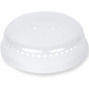 imageHome Craft Homecraft 10Inch Microwave Splatter Cover for Food with Steam Vents and Handle Dishwasher Safe Clear