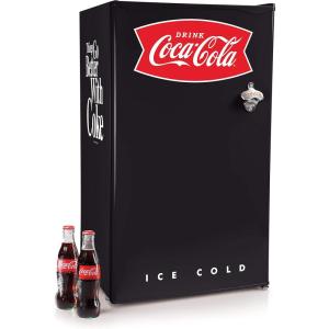 imageIgloo 32 CuFt Double Door Compact Refrigerator with Freezer  Slide Out Glass Shelf Perfect for Homes Offices Dorms  BlackCoke Black
