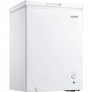 imageIgloo 35 Cu Ft Chest Freezer with Removable Basket and Front Defrost Water Drain Small Deep Freezer Perfect for Homes Garages and RVs WhiteWhite