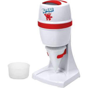 imageNostalgia CocaCola Snow Cone Shaved Ice Machine  Retro TableTop Slushie Machine  Includes 1 Reusable Plastic Cup and Ice Mold Coke BlueKoolAid