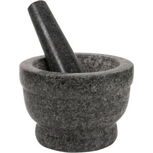 imageNostalgia Taco Tuesday 3Piece Bowl Set in Red Yellow Green Made of Durable Dishwasher Safe Plastic Perfect For Salsa Guacamole Queso Condiments ampamp Dipping Sauces 1CupMortar  Pestle
