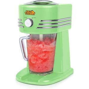 imageNostalgia Taco Tuesday Frozen Drink Maker and Margarita Machine for Home  40Ounce Slushy Maker with Stainless Steel Flow Spout  Easy to Clean and Double Insulated  Lime GreenLime Green