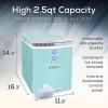 imageCocaCola Automatic Ice Maker Self Cleaning Countertop Size 26 Pounds in 24 Hours 9 Large or Small Ice Cubes in 7 Minutes LED Control Panel Scoop Included Perfect for Water BottlesAqua