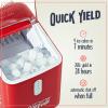 imageCocaCola Automatic Ice Maker Self Cleaning Countertop Size 26 Pounds in 24 Hours 9 Large or Small Ice Cubes in 7 Minutes LED Control Panel Scoop Included Perfect for Water BottlesCoke
