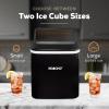 imageCocaCola Automatic Ice Maker Self Cleaning Countertop Size 26 Pounds in 24 Hours 9 Large or Small Ice Cubes in 7 Minutes LED Control Panel Scoop Included Perfect for Water BottlesBlack