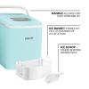 imageCocaCola Automatic Ice Maker Self Cleaning Countertop Size 26 Pounds in 24 Hours 9 Large or Small Ice Cubes in 7 Minutes LED Control Panel Scoop Included Perfect for Water BottlesAqua Original