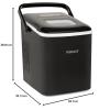 imageCocaCola Automatic Ice Maker Self Cleaning Countertop Size 26 Pounds in 24 Hours 9 Large or Small Ice Cubes in 7 Minutes LED Control Panel Scoop Included Perfect for Water BottlesBlack