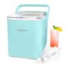 imageCocaCola Automatic Ice Maker Self Cleaning Countertop Size 26 Pounds in 24 Hours 9 Large or Small Ice Cubes in 7 Minutes LED Control Panel Scoop Included Perfect for Water BottlesAqua