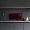 imageFarberware Countertop Microwave 1000 Watts 11 cu ft  Microwave Oven With LED Lighting and Child Lock  Perfect for Apartments and Dorms  Easy Clean Metallic RedMetallic Red