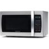 imageFarberware Countertop Microwave 700 Watts 07 Cu Ft  Microwave Oven With LED Lighting and Child Lock  Perfect for Apartments and Dorms  Easy Clean Grey Interior Retro BlackStainless Steel
