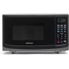 imageFarberware Countertop Microwave 700 Watts 07 Cu Ft  Microwave Oven With LED Lighting and Child Lock  Perfect for Apartments and Dorms  Easy Clean Grey Interior Retro BlackBlack