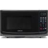 imageFarberware Countertop Microwave 700 Watts 07 Cu Ft  Microwave Oven With LED Lighting and Child Lock  Perfect for Apartments and Dorms  Easy Clean Grey Interior Retro BlackBlack