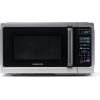 imageFarberware Countertop Microwave 700 Watts 07 Cu Ft  Microwave Oven With LED Lighting and Child Lock  Perfect for Apartments and Dorms  Easy Clean Grey Interior Retro BlackStainless Steel