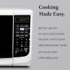 imageFarberware Countertop Microwave 700 Watts 07 Cu Ft  Microwave Oven With LED Lighting and Child Lock  Perfect for Apartments and Dorms  Easy Clean Grey Interior Retro BlackWhite