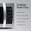 imageFarberware Countertop Microwave 700 Watts 07 Cu Ft  Microwave Oven With LED Lighting and Child Lock  Perfect for Apartments and Dorms  Easy Clean Grey Interior Retro BlackStainless Steel