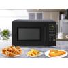 imageFarberware FM09SSE Classic Countertop Microwave Oven 900Watt with LED Lighting Child Lock Easy Clean Interior 09 Cu Ft Stainless Steel11 Cu Ft Black