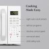 imageFarberware FM09SSE Classic Countertop Microwave Oven 900Watt with LED Lighting Child Lock Easy Clean Interior 09 Cu Ft Stainless Steel11 Cu Ft White