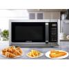 imageFarberware FMO11AHTBKBD1 Countertop 1000 Watts Microwave Oven with LED Lighting and Child LockPerfect for Apartments and DormsEasy Clean 11 cu ft Stainless Steel13 Cu Ft Stainless