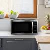 imageFarberware FMO11AHTBKBD1 Countertop 1000 Watts Microwave Oven with LED Lighting and Child LockPerfect for Apartments and DormsEasy Clean 11 cu ft Stainless Steel11 Cu Ft Stainless Steel