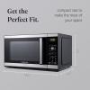 imageFarberware FMO11AHTBKBD1 Countertop 1000 Watts Microwave Oven with LED Lighting and Child LockPerfect for Apartments and DormsEasy Clean 11 cu ft Stainless Steel9 Cu Ft Stainless