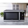 imageFarberware FMO11AHTBKBD1 Countertop 1000 Watts Microwave Oven with LED Lighting and Child LockPerfect for Apartments and DormsEasy Clean 11 cu ft Stainless Steel9 Cu Ft Stainless