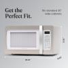 imageFarberware FMO11AHTBKBD1 Countertop 1000 Watts Microwave Oven with LED Lighting and Child LockPerfect for Apartments and DormsEasy Clean 11 cu ft Stainless Steel13 Cu Ft StainlessWhite Sensor