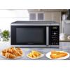imageFarberware FMO11AHTBKBD1 Countertop 1000 Watts Microwave Oven with LED Lighting and Child LockPerfect for Apartments and DormsEasy Clean 11 cu ft Stainless Steel9 Cu Ft Stainless