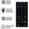 imageFarberware OvertheRange Microwave Oven 17 Cu Ft  1000W  Auto Reheat MultiStage Cooking MeltSoften Feature Child Safety Lock LED Display  Space Efficient ampamp Powerful  BlackStainless Steel