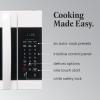 imageFarberware OvertheRange Microwave Oven 17 Cu Ft  1000W  Auto Reheat MultiStage Cooking MeltSoften Feature Child Safety Lock LED Display  Space Efficient ampamp Powerful  BlackWhite