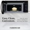imageFarberware OvertheRange Microwave Oven 17 Cu Ft  1000W  Auto Reheat MultiStage Cooking MeltSoften Feature Child Safety Lock LED Display  Space Efficient ampamp Powerful  BlackBlack