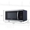 imageFarberware OvertheRange Microwave Oven 17 Cu Ft  1000W  Auto Reheat MultiStage Cooking MeltSoften Feature Child Safety Lock LED Display  Space Efficient ampamp Powerful  BlackBlack