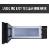 imageFarberware OvertheRange Microwave Oven 17 Cu Ft  1000W  Auto Reheat MultiStage Cooking MeltSoften Feature Child Safety Lock LED Display  Space Efficient ampamp Powerful  BlackStainless Steel