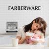 imageFarberware Portable Countertop Dishwasher with 5Liter Builtin Water Tank  5Program System for Home RV and Apartment  Wash Dishes Glass and Baby ProductsBlackWhite
