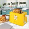 imageNostalgia CocaCola Grilled Cheese Toaster with EasyClean Toaster Baskets and Adjustable Toasting Dial Red 2SlotGrilled Cheese Toaster