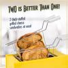 imageNostalgia CocaCola Grilled Cheese Toaster with EasyClean Toaster Baskets and Adjustable Toasting Dial Red 2SlotGrilled Cheese Toaster