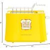imageNostalgia CocaCola Grilled Cheese Toaster with EasyClean Toaster Baskets and Adjustable Toasting Dial Red 2SlotGrilled Cheese Toaster
