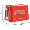imageNostalgia CocaCola Grilled Cheese Toaster with EasyClean Toaster Baskets and Adjustable Toasting Dial Red 2SlotGrilled Cheese Toaster Coke