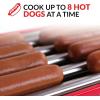 imageNostalgia CocaCola Hot Dog Roller Holds 8 Regular Sized or 4FootLong Hot Dogs and 6 Bun Capacity Stainless Steel Rollers Perfect For Breakfast Sausages Brats Taquitos Egg Rolls RedWhiteHot Dog Roller