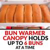 imageNostalgia CocaCola Hot Dog Roller Holds 8 Regular Sized or 4FootLong Hot Dogs and 6 Bun Capacity Stainless Steel Rollers Perfect For Breakfast Sausages Brats Taquitos Egg Rolls RedWhiteHot Dog Roller