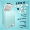 imageNostalgia CocaCola Refrigerator with Freezer 32 Cu Ft Adjustable Temperature Cools as Low as 32 Degrees Bottle Opener Ice Cube Tray Scraper Included Black35 CuFt Aqua