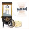 imageNostalgia Maker 12 Cups CocaCola Hot Air Popcorn Machine with Measuring Cap Oil Free Vintage Movie Theater Style White and RedBlack
