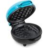 imageNostalgia MyMini Personal Electric Heart Turkey Waffle Maker 5Inch Cooking Surface Waffle Iron for Hash Browns French Toast Grilled Cheese Quesadilla Brownies Cookies RedSnowman