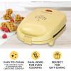 imageNostalgia MyMini Personal Electric Heart Turkey Waffle Maker 5Inch Cooking Surface Waffle Iron for Hash Browns French Toast Grilled Cheese Quesadilla Brownies Cookies RedAnimal