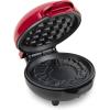 imageNostalgia MyMini Personal Electric Heart Turkey Waffle Maker 5Inch Cooking Surface Waffle Iron for Hash Browns French Toast Grilled Cheese Quesadilla Brownies Cookies RedTurkey