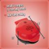 imageNostalgia MyMini Personal Electric Heart Turkey Waffle Maker 5Inch Cooking Surface Waffle Iron for Hash Browns French Toast Grilled Cheese Quesadilla Brownies Cookies RedHeart
