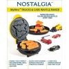 imageNostalgia MyMini Personal Electric Heart Turkey Waffle Maker 5Inch Cooking Surface Waffle Iron for Hash Browns French Toast Grilled Cheese Quesadilla Brownies Cookies RedCars and Trucks